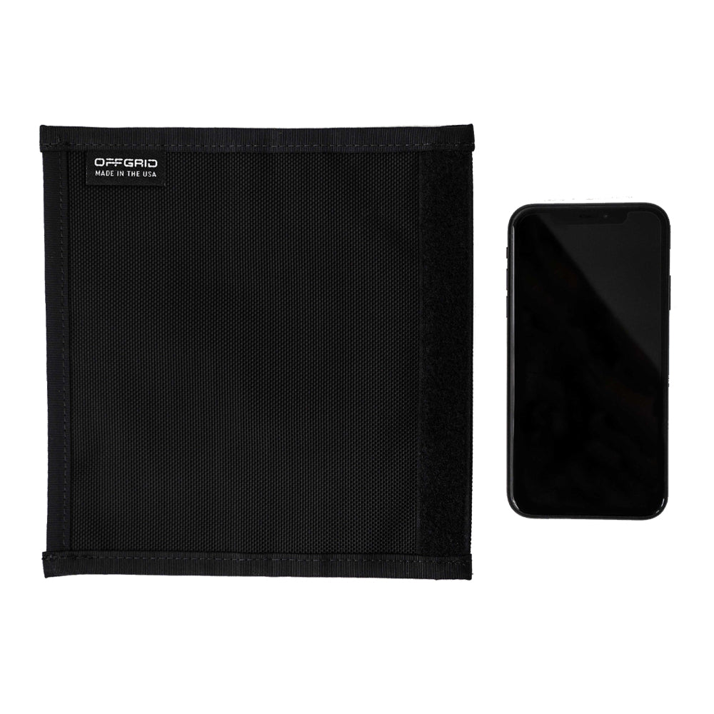 Black Hole Faraday Bag - Standard Non-Window Size - Signal Blocking, Anti-Tracking, Anti-Spying, Radiation Protection for Cell Phones, Key Fobs and CR